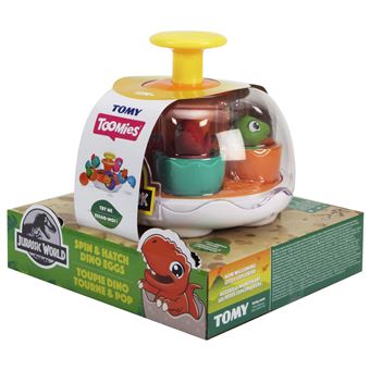 Jeu d'éveil Tomy Toupie Dino Tourne et Pop