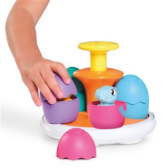 Jeu d'éveil Tomy Toupie Dino Tourne et Pop
