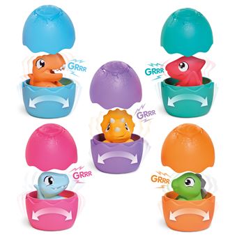 Jeu d'éveil Tomy Toupie Dino Tourne et Pop