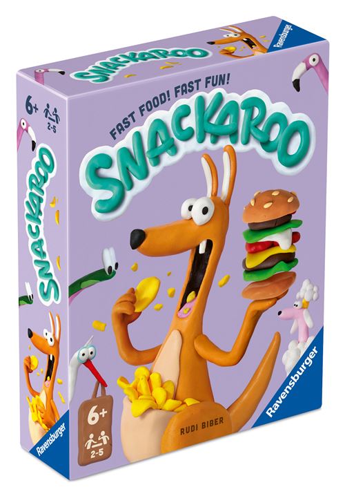 Jeu Classique Ravensburger Snackaroo – Jeu de Cartes de Rapidité et Mémoire