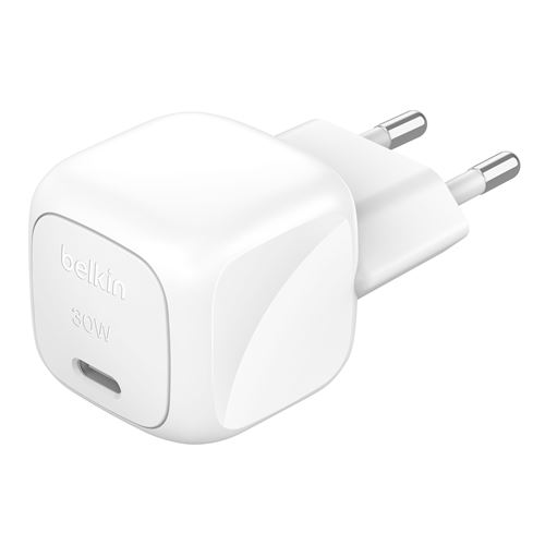 Chargeur secteur USB-C® Belkin BoostCharge Power Delivery 30 W Blanc