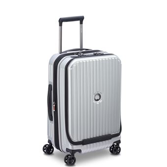 Valise cabine Delsey Securitime Zip 55 cm Gris