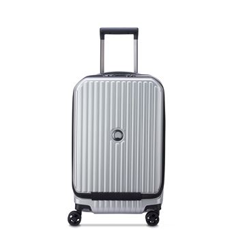 Valise cabine Delsey Securitime Zip 55 cm Gris