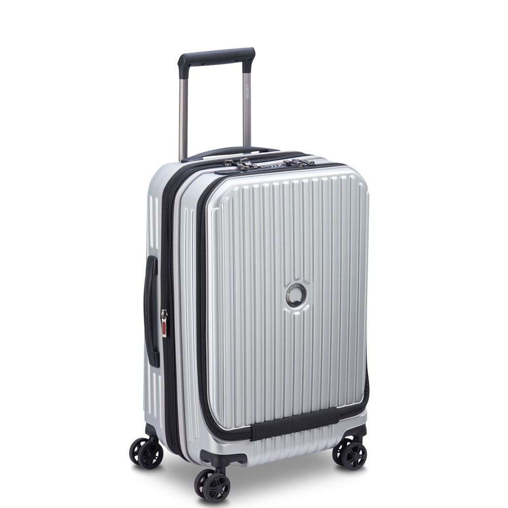 Valise cabine Delsey Securitime Zip 55 cm Gris - Valise - Equipements ...