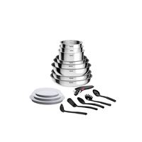 Batterie de cuisine Tefal Ingenio Cook Eat L881SR04 17 pièces Inox