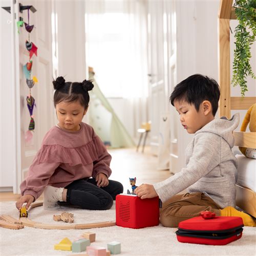 Toniebox 2 - Boîte à Histoires Audio Pour Enfants 1-9 Ans, Avec Figurine Tonie Créatif Rubie, Sans écran, Bluetooth, Chargement USB-C - Coloris Vert Océan, Robuste Et Facile D'utilisation