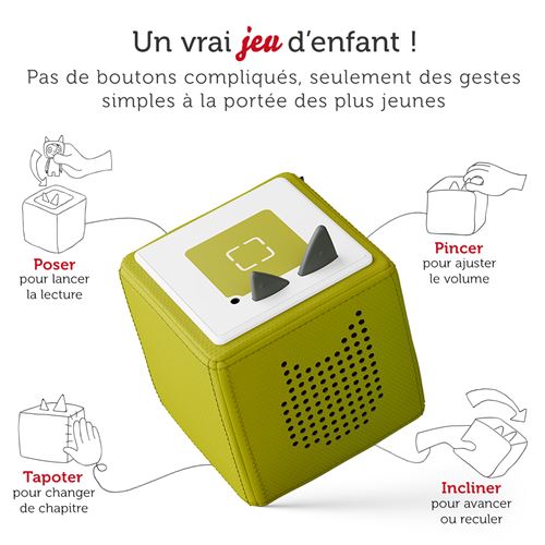 Tonies® - Mon Premier Coffret Toniebox - Vert - Conteuse d