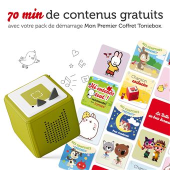 Jouet multimédia Tonies Mon Premier Coffret Toniebox Vert