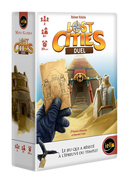 Iello Multicolore Jeu De Stratégie Mini Games Lost Cities Duel
