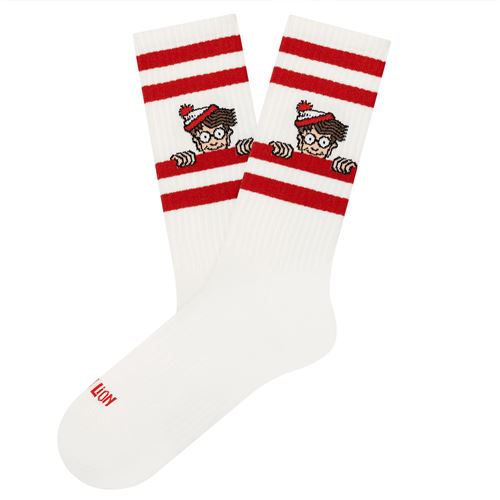 Chaussettes Jimmy Lion Athletic Wally Taille M 36-40 Blanc