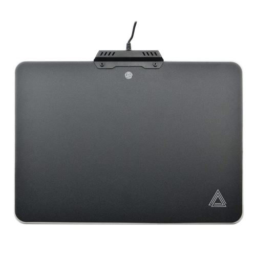 Tapis de souris rigide r&eacute;tro-&eacute;clair&eacute; RVB Lexip B5 Noir 