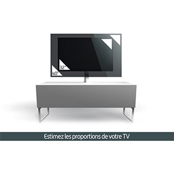 Meuble TV Meliconi Belovo 120 M00171 Bois foncé avec support