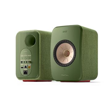 Enceinte connectée Hi-Fi Kef LSX II Vert Vendues à la paire