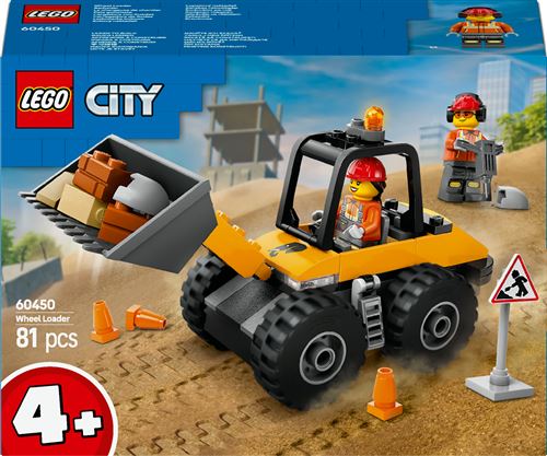 LEGO® City 60450 La chargeuse de chantier jaune