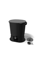 Composteur Skaza Bokashi Essential 101853 15,3 L avec 1 Kg activateur et support Noir