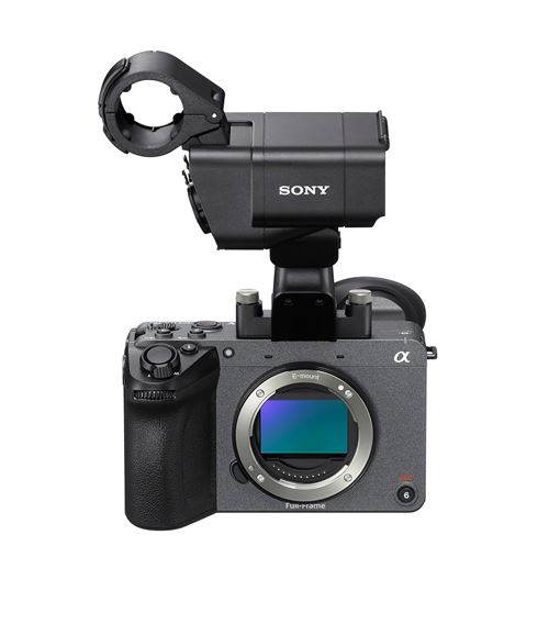 Appareil photo hybride Sony Cinema Line FX2 Boîtier nu Gris et Noir avec poignée XLR
