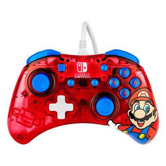 Manette gaming filaire pour Nintendo Switch Pdp Rock Candy Mini Mario