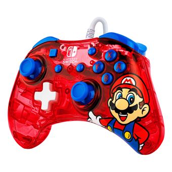 Manette gaming filaire pour Nintendo Switch Pdp Rock Candy Mini Mario