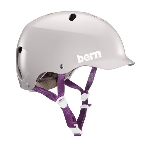Casque de vélo Bern Lenox Taille S Violet Satiné