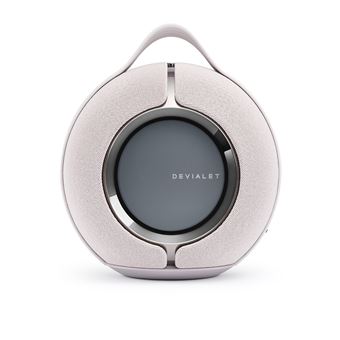 Enceinte sans fil portable Devialet Mania Sunset Rose inclus une station de charge sans fil