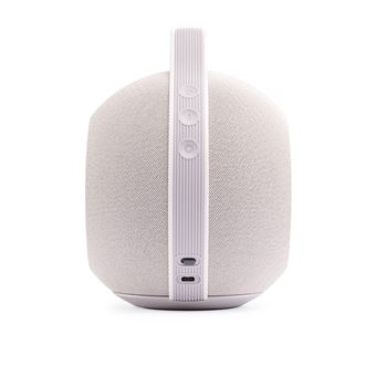 Enceinte sans fil portable Devialet Mania Sunset Rose inclus une station de charge sans fil