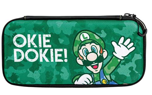 Pochette de transport PDP Slim Edition Luigi Camo pour Nintendo Switch