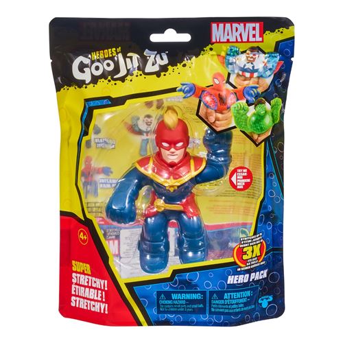 Petite Figurine Goo Jit Zu Marvel Captain Marvel 11 cm