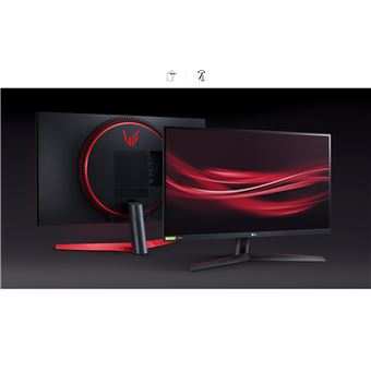 Ecran LED PC gaming LG UltraGear 27GN800P-B 27" QHD Noir et Rouge