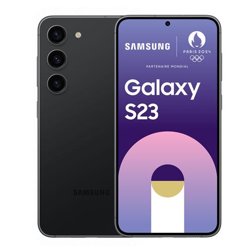 Samsung Galaxy S23 SM-S911B 15,5 cm (6.1") Double SIM Android 13 5G USB Type-C 8 Go 128 Go 3900 mAh Noir
