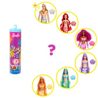 Barbi - Barbi Color Rval Sirèn (modèl aléatoir) - Poupé mannquin - Dès 3 ans au millur prix