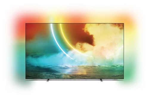 45 Sur Tv Philips 55oled705 55 4k Uhd Smart Tv Gris Metal Oled Tv Achat Prix Fnac
