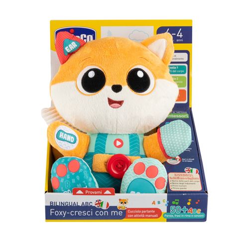 Peluche interactive Chicco Renard Bilingue