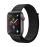 Apple Watch Series 4 Cellular 44 mm Boîtier en Aluminium Gris sidéral avec Boucle Sport noir_0