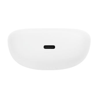 Ecouteurs sans fil Bluetooth JBL Tune Beam avec réduction active de bruit Blanc