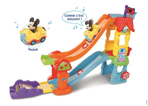 Playset Vtech Tut Tut Bolides Mickey et ses amis La maison toboggan magique de Mickey