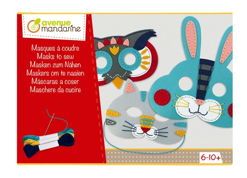 Boîte créative Avenue Mandarine Masques à coudre