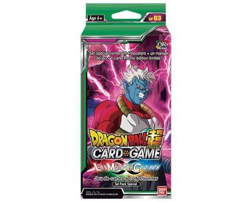 Pack de 4 boosters Dragon Ball Super Les Mondes Croisés Edition spéciale Bandai