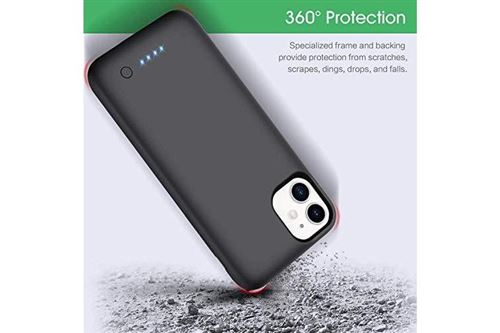 Coque et étui téléphone mobile IPosible coque batterie pour iphone 11 pro  6800mah chargeur portable batterie externe puissante power bank coque  rechargeable pour apple iphone 11