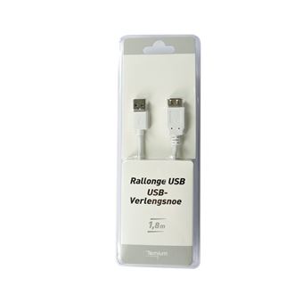 Rallonge Temium USB-A vers USB-A 1.8 m