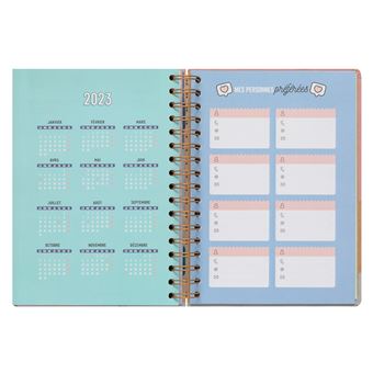 Agenda scolaire Mr. Wonderful 2021 2022 Classique Journalier Toutes les belles choses qui m’attendent