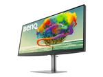 BenQ DesignVue PD3420Q - PD Series - écran LED - 34" - 3440 x 1440 UWQHD @ 60 Hz - IPS - 400 cd/m² - 1000:1 - DisplayHDR 400 - 5 ms - 2xHDMI, DisplayPort, USB-C - haut-parleurs - gris foncé