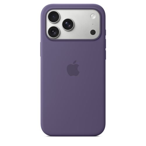 Coque Apple en silicone avec MagSafe brume violettepour iPhone 17 Pro Max