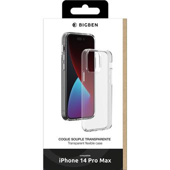 Coque souple silisoft transparente iPhone 14 Pro Max