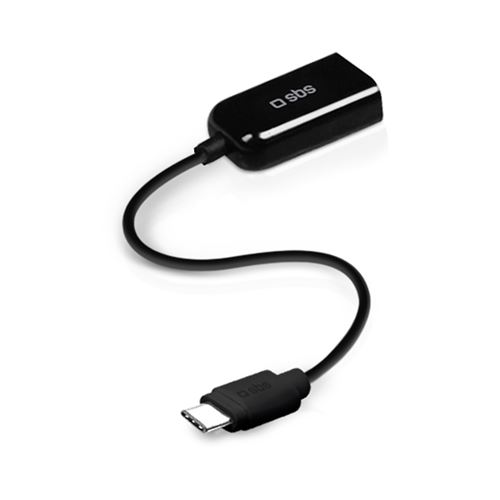 SBS - Adaptateur USB - 24 pin USB-C (M) reversible pour USB (F) - USB 3.0 - 15 cm