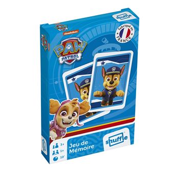 Jeu classique Shuffle Pack 2 Jeux de cartes Pat Patrouille