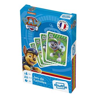 Jeu classique Shuffle Pack 2 Jeux de cartes Pat Patrouille