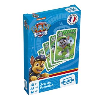 Jeu classique Shuffle Pack 2 Jeux de cartes Pat Patrouille