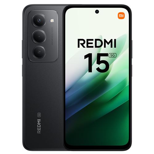 Xiaomi Redmi 15 256 Go Noir