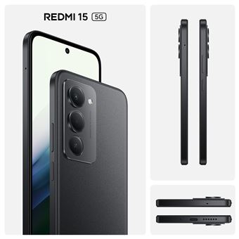 Xiaomi Redmi 15 5G 8/256 Midnight Black - Smartphone | fnac Suisse
