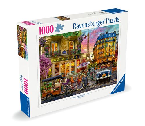 Puzzle 1000 pièces : Les premières lueurs de Paris Ravensburger France
